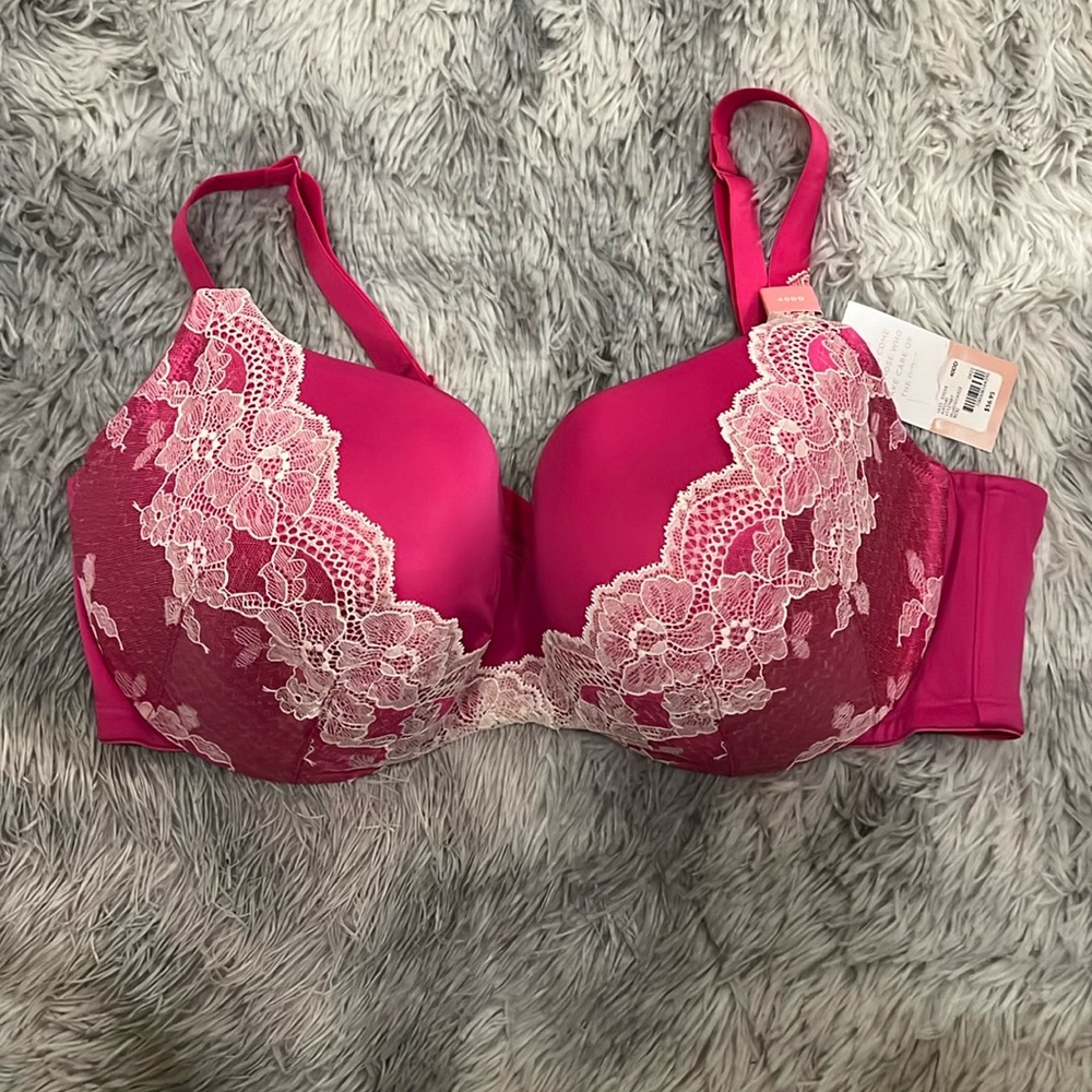 Cacique bra pink lace